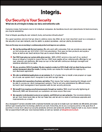 Our Security is Your Security